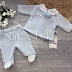 Kleo Kids Sky Pompom Knitted Two Piece Set (Copy)