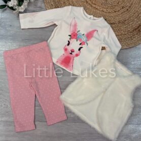 Bunny Gilet Three Piece Set