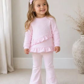 Pastels & Co Pink Hearts Flare Set