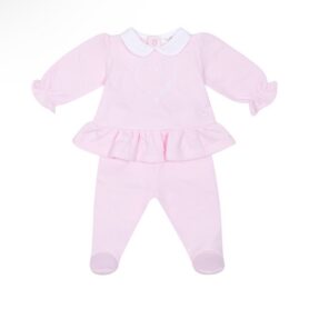 Deolinda Frill Pink Two Piece Set