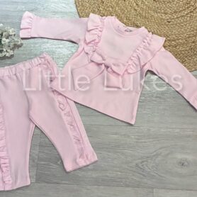 Visara Pink Frill Set
