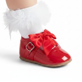 Kylie Red Bow Shoe