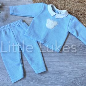 Kleo Kids Sky Bear Knit Set